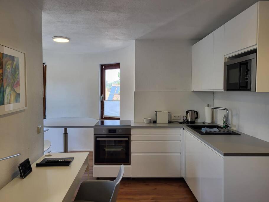Designer Wohnung Schloessle 2 스타인브론 외부 사진